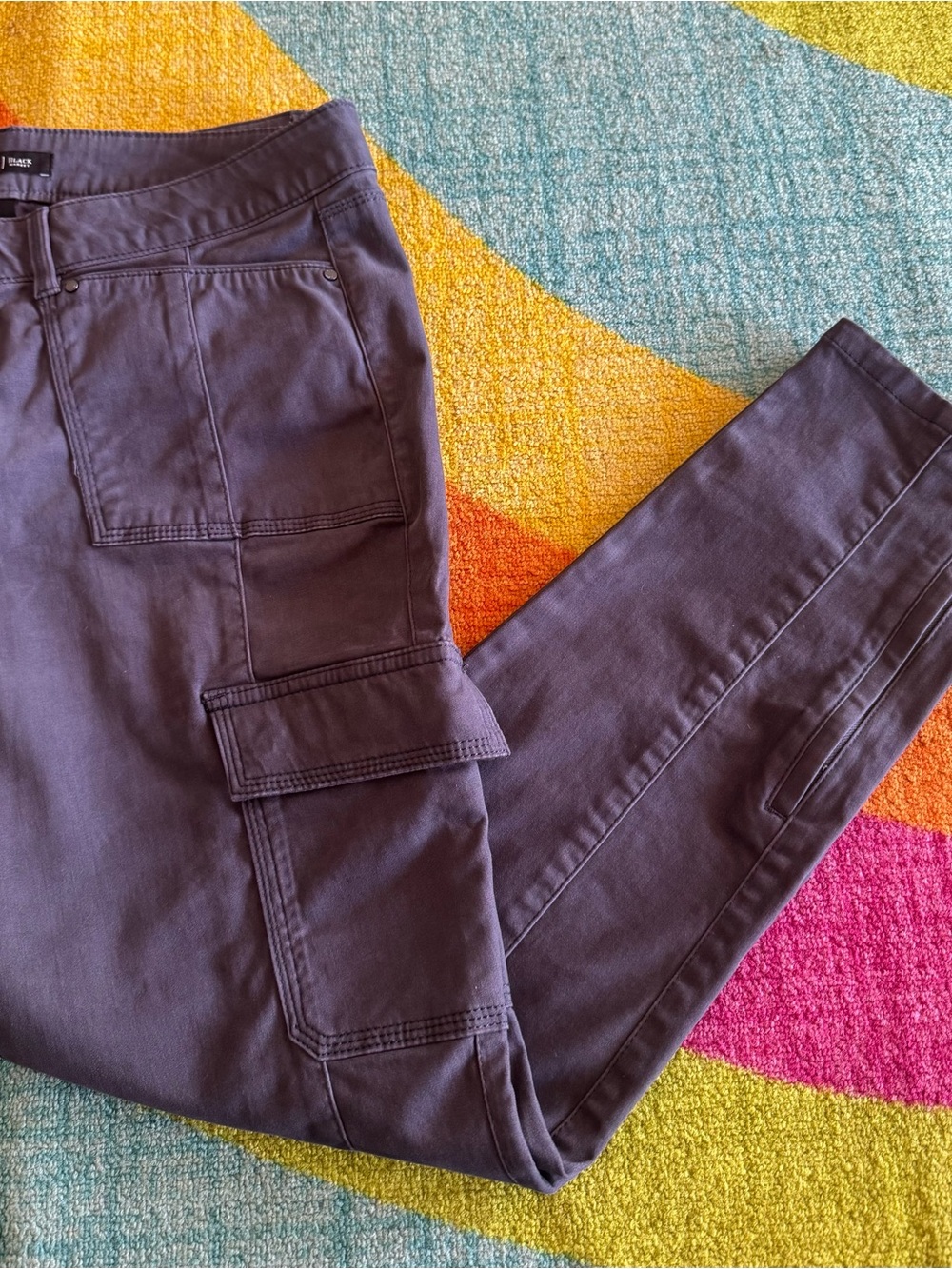 White House Black Market Plum Cargo Pants